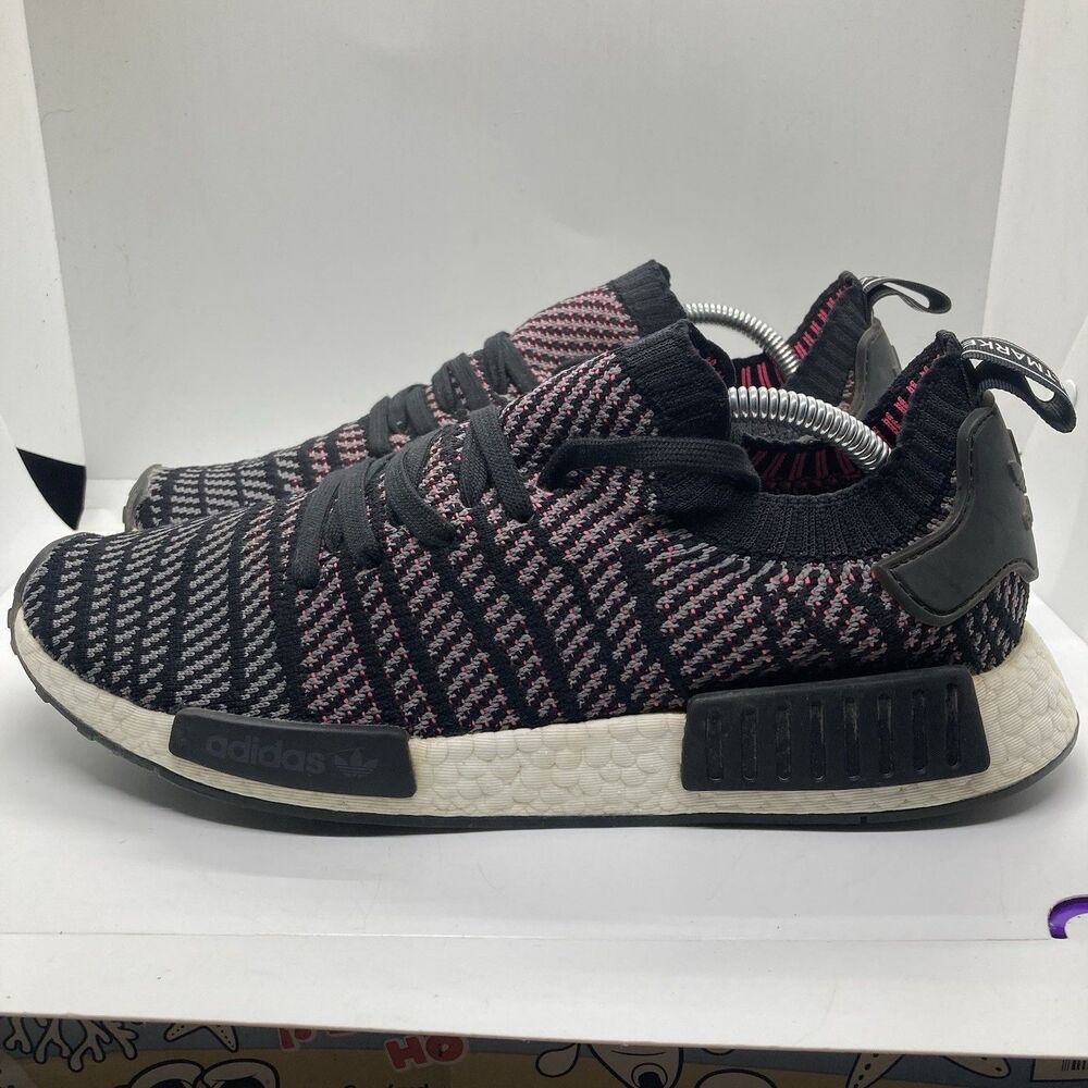 Adidas Men's NMDR1 STLT Mens Size 10.5 Black Shoes Sneakers